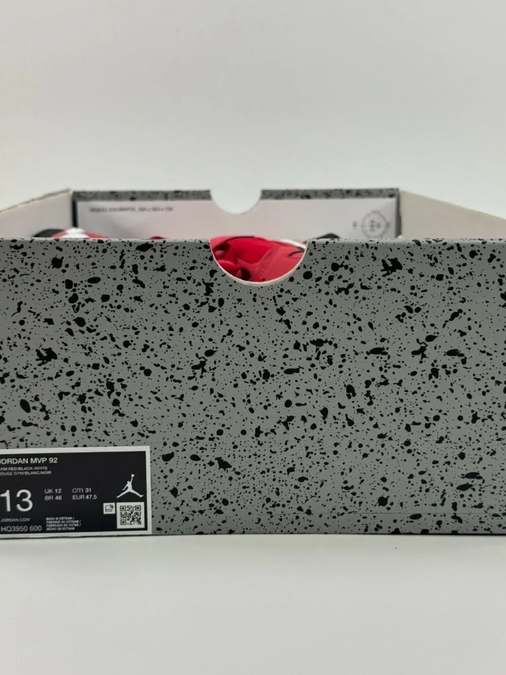 Jordan MVP 92 'Gym Red Black' HQ3950-600 Multi Size